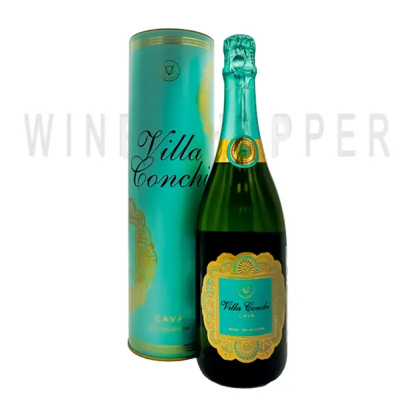 Игристое вино Villa Conchi, Cava Brut Seleccion, in tube 0.75 л