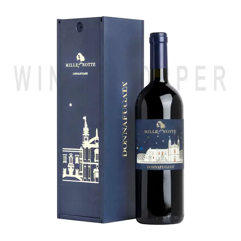 Вино Donnafugata, Mille e una Notte, Contessa Entellina DOC, 2012, gift box 2012 0.75 л