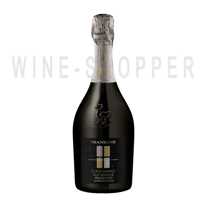 Игристое вино Le Manzane, Conegliano Valdobbiadene DOCG Prosecco Superiore Brut 0.75 л