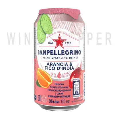  S. Pellegrino Arancia & Fico d'India in can 0.33 л