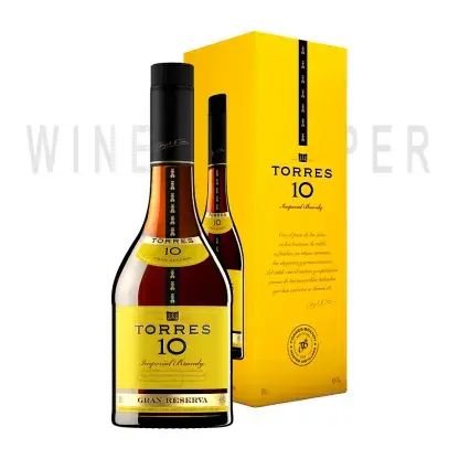 Бренди Torres 10 Gran Reserva, gift box, 0.7 л