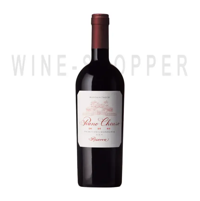 Вино Masca del Tacco, Piano Chiuso Riserva, Primitivo di Manduria DOP 2016 0.75 л