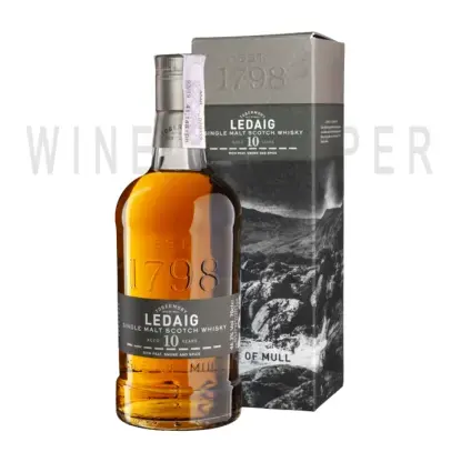 Виски Ledaig Aged 10 Years, gift box 0.7 л