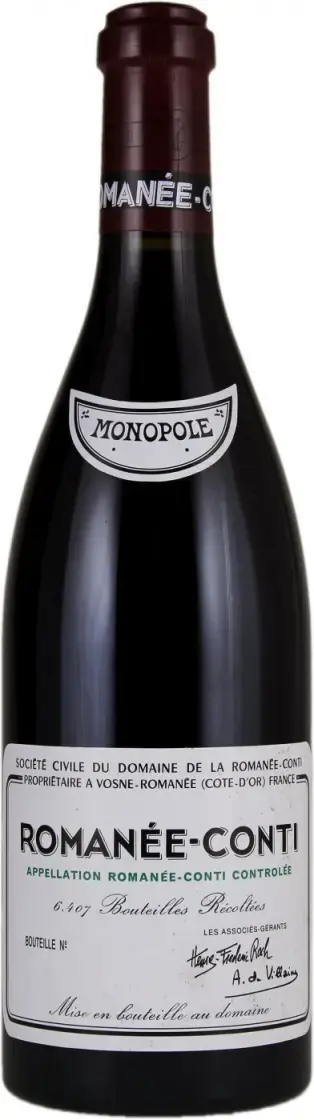 Вино Romanee-Conti Grand Cru AOC wooden box 1990 0.75 л